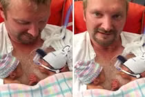 Video cặp bé sinh đôi làm rung động nhiều người