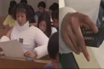 Cười rụng rốn với chiêu trò giở tài liệu của học trò