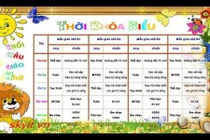 Cách làm thời khóa biểu cực đơn giản và đẹp mắt