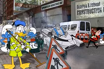 Cười vỡ bụng xem các nhân vật hoạt hình... về hưu