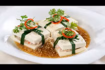 Đậu phụ hấp tôm - món ngon thanh đạm cho người cao tuổi