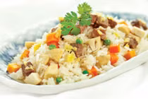 Cơm thịt bò nấu nấm - món ngon khó cưỡng cuối tuần