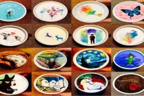 Nghệ thuật vẽ tranh trên ly cafe khiến bạn mê đắm