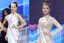 Trần Thị Quỳnh đeo băng sai tên nước, treo quốc kỳ ngược