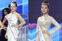 Trần Thị Quỳnh đeo băng sai tên nước, treo quốc kỳ ngược