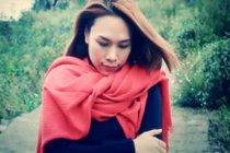 Mỹ Tâm mặt mộc ở ở Hà Giang