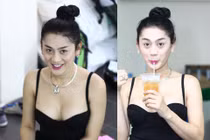 Lâm Chí Khanh khoe vòng một khủng ở sàn tập