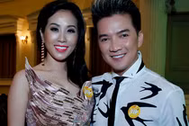 Hoa hậu Thu Hoài sánh đôi Mr. Đàm đi dự tiệc