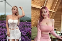 “Hot girl mũm mĩm” xứ Hàn chuộng mặc váy bó sát khoe đường cong