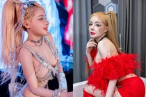 Ngân 98 với loạt outfit đi diễn hở bạo không “đụng hàng“