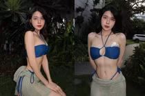 Bạn gái tìn đồn của Vũ Văn Thanh “đốt mắt” trong loạt ảnh mới