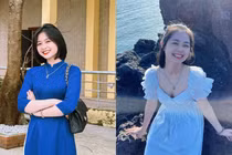 Chân dung “cô giáo” tóc ngắn gây sốt với loạt ảnh diện áo dài