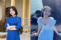 Chân dung “cô giáo” tóc ngắn gây sốt với loạt ảnh diện áo dài