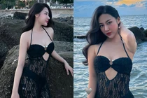 Bà xã Đình Triệu sở hữu sắc vóc “gái một con mòn con mắt“