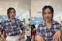 Phương Mỹ Chi diện outfit “girl phố” đi ăn cưới, netizen bật cười