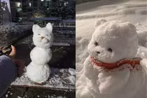 Ngắm nhìn những “cực phẩm” nhân ngày tuyết đầu mùa của netizen Hàn Hàn