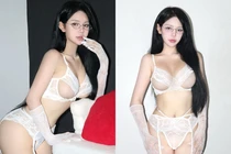 Hot girl gây hiểu nhầm với thiết kế bikini nude táo bạo