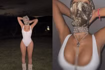 Người mẫu gây tranh cãi khi diện mốt “thả rông” nhức mắt