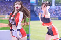 Hot girl cổ vũ khiến nhiều người nhầm lẫn là AI