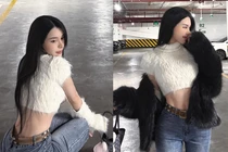 Bạn gái Văn Thanh thả dáng gợi cảm ngay sau Tết