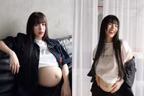 Ái nữ Minh Nhựa bụng bầu vượt mặt vẫn cực cuốn hút