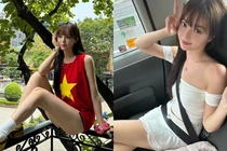 Nhan sắc mẫu Hàn từng gây chú ý ở phố cổ Hà Nội