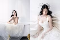 Nữ MC game khoe vòng 1 ngộp thở trong bộ ảnh mừng sinh nhật