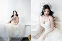 Nữ MC game khoe vòng 1 ngộp thở trong bộ ảnh mừng sinh nhật