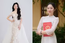 Nhan sắc nữ sinh 14 tuổi đăng quang hoa khôi Lễ hội quê nhà