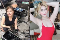 Hot girl sửa xe ngày càng quyến rũ, táo bạo trong loạt ảnh mới