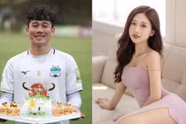 Bạn gái hoa khôi của tiền vệ Minh Vương xinh như hoa đời thực