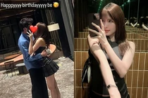 Bạn trai Thiều Bảo Trâm ôm eo tình tứ, khóa môi bạn gái