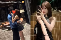 Bạn trai Thiều Bảo Trâm ôm eo tình tứ, khóa môi bạn gái