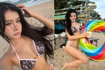 Xuân Ca diện bikini khoe dáng nuột ngày chớm lạnh