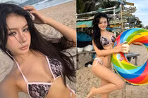 Xuân Ca diện bikini khoe dáng nuột ngày chớm lạnh