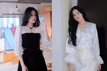 Vợ Thành Chung nhan sắc ngọt ngào tiểu thư, mặt mộc vẫn cuốn hút