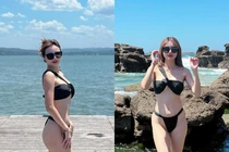 Em gái Công Vinh gợi cảm “tràn màn hình” khi diện bikini khoe dáng