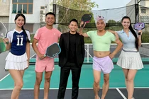 Quang Linh Vlogs nhập hội pickleball, giao diện khiến người nhìn “rén ngang“