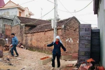 Vẻ yên bình của làng quê Bắc Bộ chụp vào năm 2005