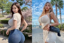 Người đẹp “siêu vòng 3” Hàn Quốc làm dân mạng “phát sốt”