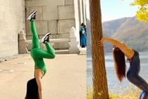 Nữ du khách Việt tạo dáng yoga phản cảm tại thủ đô Hàn Quốc