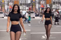 Nàng hot girl nặng 85kg gây náo loạn phố với thân hình cực phẩm