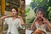 Nữ sinh lai Việt - Hà Lan đẹp trong sáng, phong cách giản dị