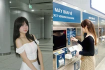 Điểm “check-in” đứng vào là có ảnh đẹp tại tuyến Metro số 1