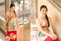 Tiểu tiên cá Ánh Viên hóa chị Hằng, dịu dàng đón Trung thu