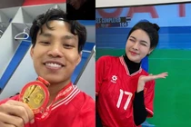 Bạn gái Văn Thanh khoe khoảnh khắc facetime ăn mừng chiến thắng