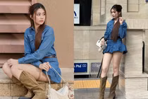 Sau ồn ào của bố, Hạt Dẻ gây xuất hiện với hình ảnh mới