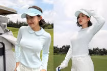 Hot girl Huyền 2k4 khoe dáng chuẩn golfer, netizen nhận xét gì?