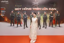 “Hotgirl trà sữa” Jun Vũ đẹp hút mắt ngày ra mắt Sao Nhập Ngũ