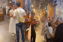 Cô gái cầu hôn người yêu ở quán ăn và cái kết bất ngờ